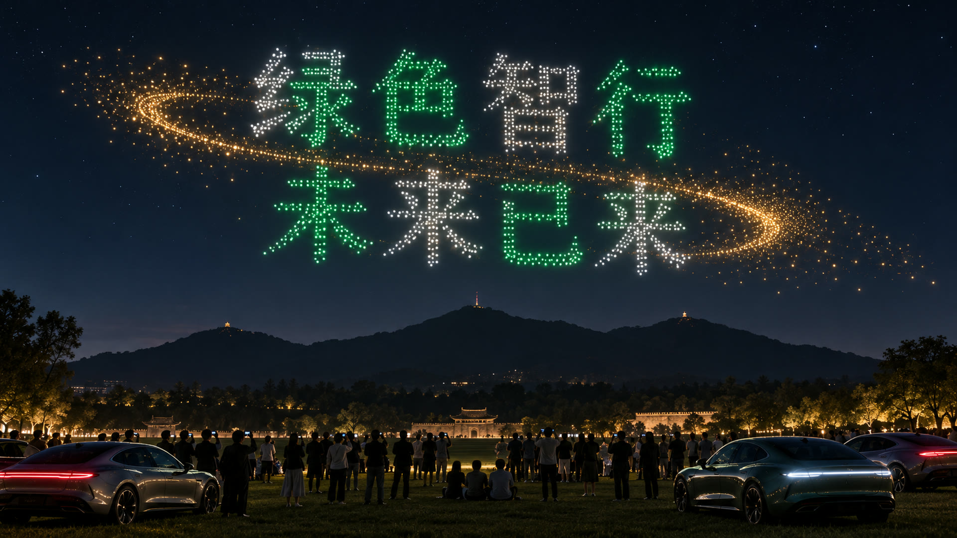 概念图：绿色智行 · 未来已来