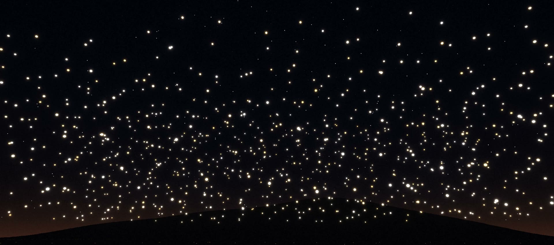 星海散场：1000 架暖白光点铺满夜空